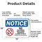 Signmission No Cell Phones Bags Purses In Court, 14 in W x Rectangle, Aluminum OS-2PACK-NS-A-1014-L-16033 - alternate 2